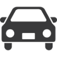 車でお越しの方